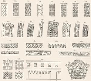 Norman Architectural Decorations: 749 to 756. Shafts of Columns. 757 to 765. Arch-Mouldings. 766 ...