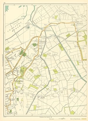 [Crossens Marsh, Marshside, High Park, Crossens, Churchtown, Land Houses] - Map Section #38