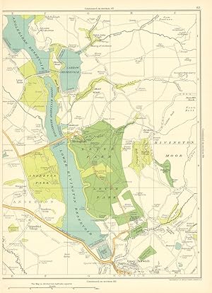 [Upper Horwich, Lever Park, Anderton, Rivington Moor, Yarrow Reservoir, Dean Wood] - Map Section #63