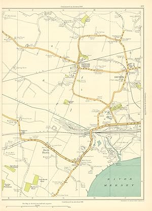 [Hough Green, Ditton, Hale Bank, River Mersey, Big Boar's Wood] (Map Section #177)