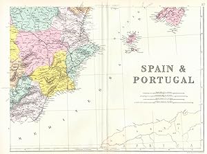 Spain & Portugal; South East sheet