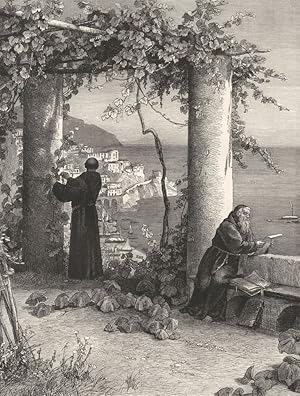 Seller image for View of Amalfi from the Capuchins' Garden for sale by Antiqua Print Gallery