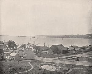 Le port d'Halifax vu de Dartmouth, Nouvelle-Écosse, Canada