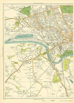 [Preston, Ashton-on-Ribble, Penwortham, Albert Edward Dock, Cop Lane] - Map Section #6