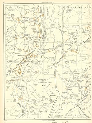 [Norland Moor, Rishworth, Roadside, Ripponden, Highlee Wood, Lumb] (Map section # 90)