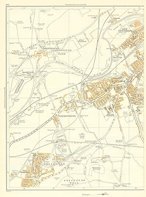 [Edlington Wood, Warmsworth, Edlington, New Hexthorpe, The Bungalows, Sprotbrough Park] (Map sect...