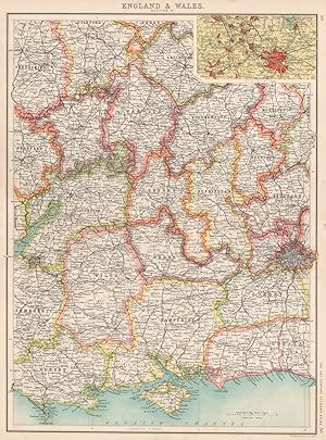 England & Wales (Section IV); Inset map of Birmingham