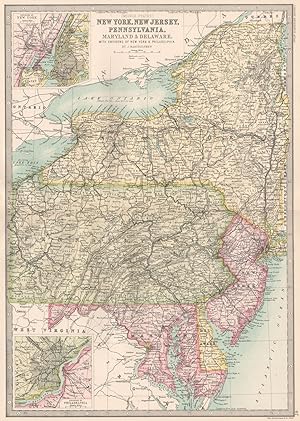 (Middle States) New York; New Jersey, Pennsylvania, Maryland & Delaware with Environs of New York...