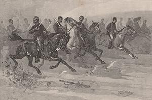 Bild des Verkufers fr Charge of the New Zealand Cavalry at the Battle of Orakau zum Verkauf von Antiqua Print Gallery