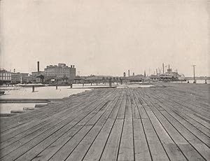 Digue et débarcadère des bateaux à vapeur, Nouvelle-Orléans