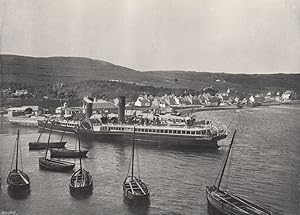 Imagen del vendedor de Ardrishaig - The steamer "Columba" at Ardrishaig Quay a la venta por Antiqua Print Gallery