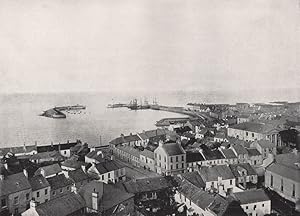 Donaghadee - View from the Church Tower, showing harbour