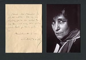 Seller image for Sidonie-Gabrielle Colette Autograph | signed letters for sale by Markus Brandes Autographs GmbH