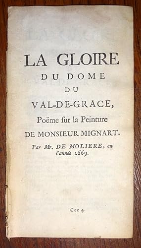 La Glorie du Dome du Val-de-Grace, from the 1713 Les Oeuvres de Monsieur De Moliere.