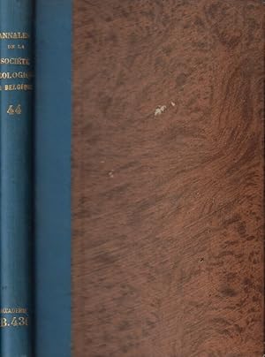 Annales de la Société Géologique de Belgique Tomo XLIV 1920-1921