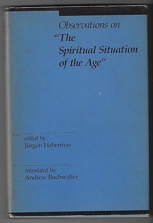 Immagine del venditore per Observations on "The Spiritual Situation of the Age" venduto da Walden Books