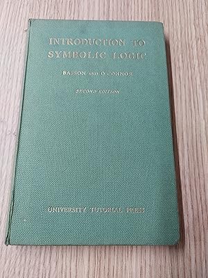 Seller image for Introduction to Symbolic Logic for sale by Cambridge Rare Books
