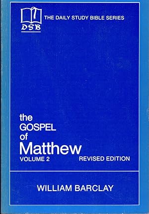 Bild des Verkufers fr The Gospel of Matthew Volume 2 zum Verkauf von Kenneth Mallory Bookseller ABAA