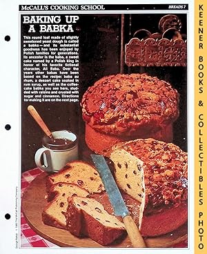 McCall's Cooking School Recipe Card: Breads 7 - Babka : Replacement McCall's Recipage or Recipe C...