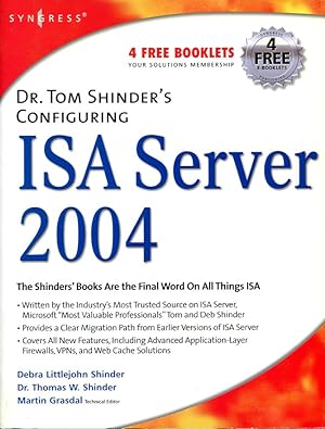 Image du vendeur pour Dr. Tom Shinder's Configuring ISA Server 2004 mis en vente par Godley Books
