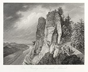 Imagen del vendedor de Schsische Schweiz. Bastei. Ludwig Schtze. Die Bastey in der schs. Schweitz a la venta por GALERIE HIMMEL