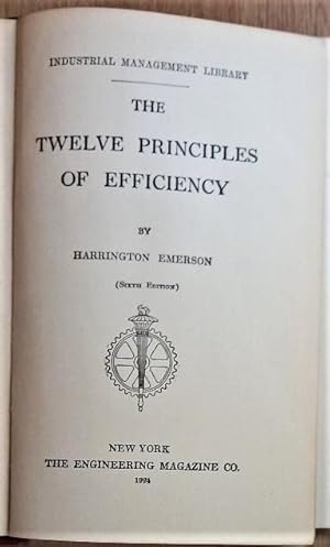 THE TWELVE PRINCIPLES OF EFFICIENCY