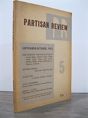 'SUCH, SUCH WERE THE JOYS' in PARTISAN REVIEW SEPTEMBER - OCTOBER, 1952 **FIRST EDITION**