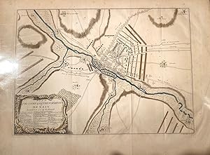 Plan of the Camp & Entrenchments of Denain. War of the Spanish Succession