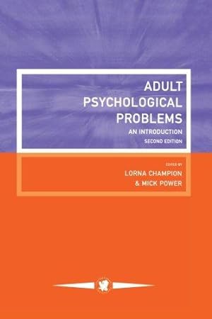 Immagine del venditore per Adult Psychological Problems: An Introduction (Contemporary Psychology S.) venduto da WeBuyBooks