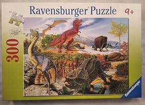 RAVENSBURGER 130467: Die Welt der Dinosaurier [300-Teile-Puzzle]. Achtung: Nicht geeignet für Kin...