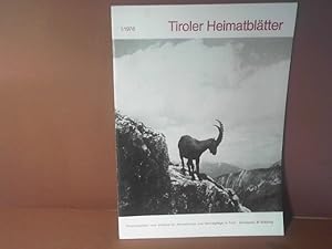 Tiroler Heimatblätter, Heft 1, 1976.