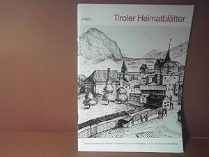 Image du vendeur pour Tiroler Heimatbltter, Heft 2, 1975. mis en vente par Antiquariat Deinbacher