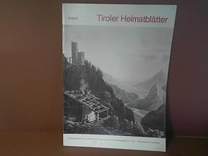 Image du vendeur pour Tiroler Heimatbltter, Heft 2, 1976. mis en vente par Antiquariat Deinbacher