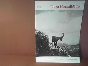 Image du vendeur pour Tiroler Heimatbltter, Heft 1, 1976. mis en vente par Antiquariat Deinbacher