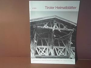 Image du vendeur pour Tiroler Heimatbltter, Heft 3, 1976. mis en vente par Antiquariat Deinbacher