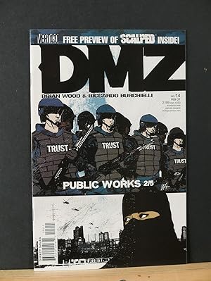 Seller image for DMZ #14 (Public Works #2) with preview of Scalped for sale by Tree Frog Fine Books and Graphic Arts