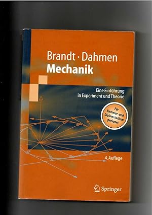 Bild des Verkufers fr Siegmund Brandt, Hans Dieter Dahmen, Mechanik - Eine Einfhrung in Experiment und Theorie zum Verkauf von sonntago DE