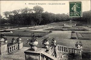 Ansichtskarte / Postkarte Dampierre Yvelines, Le Chateau, Les parterres du midi