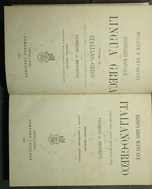 Ddizionario manuale italiano-greco