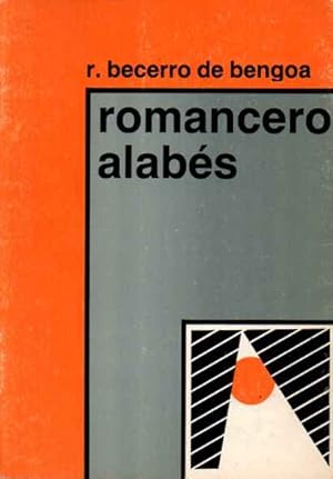 Imagen del vendedor de Romancero Alabs . a la venta por Librera Astarloa