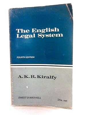 Immagine del venditore per English Legal System venduto da World of Rare Books
