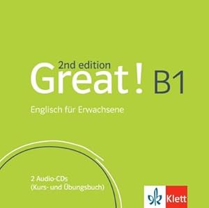 Immagine del venditore per Great! B1, 2nd edition. 2 Audio-CDs : Englisch für Erwachsene venduto da AHA-BUCH GmbH