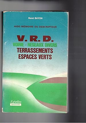 Image du vendeur pour Terrassement espace verts. Aide-memoire du descripteur. mis en vente par Libreria Gull