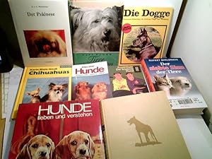 Konvolut bestehend aus 9 Bänden, zum Thema: Hunde / Haustiere