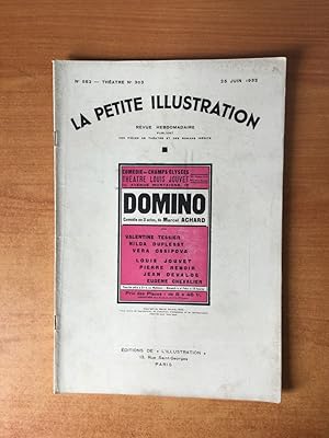 Seller image for LA PETITE ILLUSTRATION n 582 Thtre n 303 : DOMINO Comdie des Champs-Elyses Thtre Louis Jouvet for sale by KEMOLA