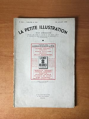 Seller image for LA PETITE ILLUSTRATION n 635 Thtre n 329 : LUNDI 8 HEURES Thtre des ambassadeurs for sale by KEMOLA