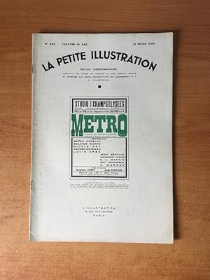 Bild des Verkufers fr LA PETITE ILLUSTRATION n 665 Thtre n 342 : METRO Studio des Champs-Elyses zum Verkauf von KEMOLA