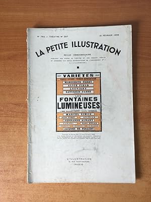 Seller image for LA PETITE ILLUSTRATION n 760 Thtre n 387 : LES FONTAINES LUMINEUSES Thtre des Varits for sale by KEMOLA
