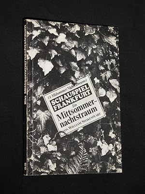 Imagen del vendedor de Programmbuch 55 Schauspiel Frankfurt 1977/78. EIN MITTSOMMERNACHTSTRAUM von Shakespeare. Insz./ Bhne: Wilfried Minks, Kostme: Nina Ritter, Musik: Jrgen Tamchina. Mit Ulrich Pleitgen, Albert Hoerrmann, Peter Franke, Ignaz Kirchner, Marlen Diekhoff, Eva-Maria Strien, Renate Gehlen, Rebecca Blake a la venta por Fast alles Theater! Antiquariat fr die darstellenden Knste