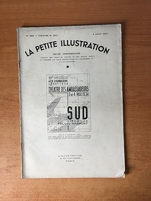 Seller image for LA PETITE ILLUSTRATION n 685 Thtre n 352 : SUD Thtre des Ambassadeurs for sale by KEMOLA